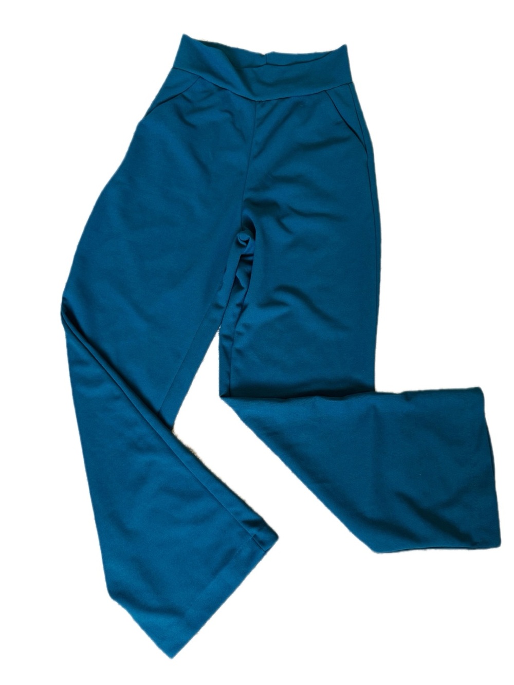 Women's Teal Boot Cut Pants - Sleek Flare Style